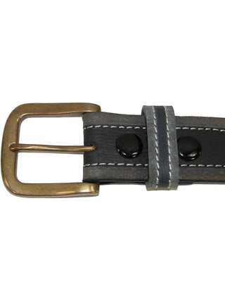 Two Tone Bridle Belt with Removable Buckle (Men Big & Tall)