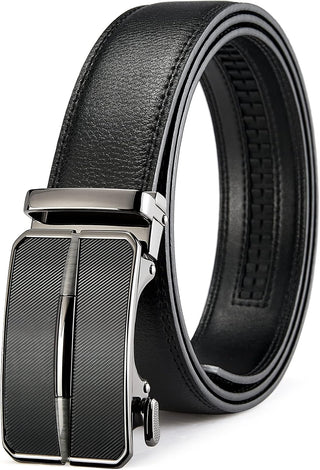 Big Mens Belt Leather Ratchet Belt