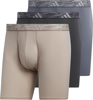 Athletic Big and Tall Microfiber Boxer Brief - 3 Pack