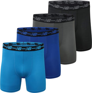 No Fly Boxer Brief for Big and Tall Men - 4 Pack