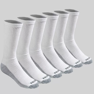 Dickies Big & Tall Dri-Tech Moisture Control Casual Socks 6Pk - 12-14