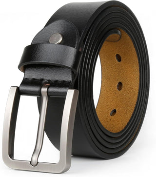 Big and Tall Genuine Leather Belt for Men 