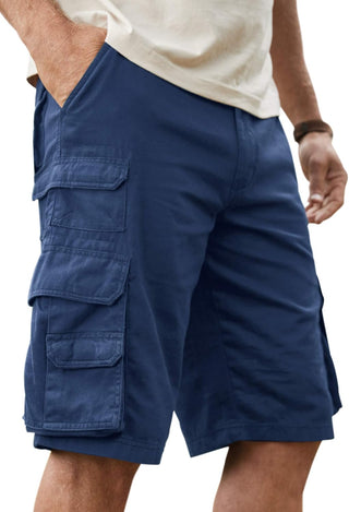 Plus Sized Men's Big & Tall Cargo Pocket Shorts