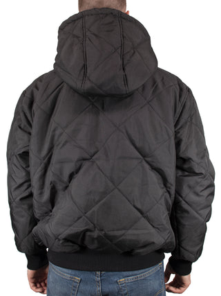 Men' Big & Tall Fleece Lined Quilted Winter Jacket Coat 