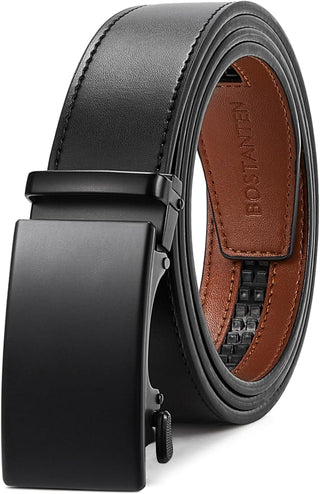 Big Mens Belt Leather Ratchet Belt