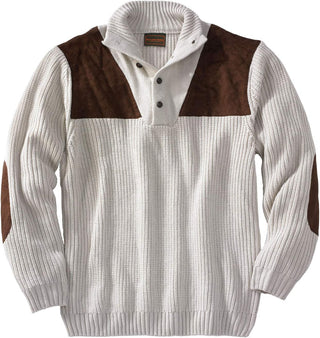 Men's Big & Tall Sweater with Mock Neck