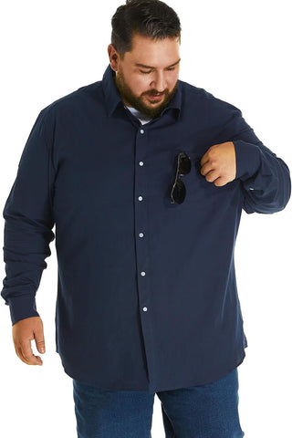 Big and Tall Men's Cotton Button down Shirt