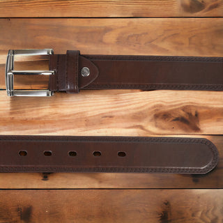 Men Jeans Belt Big and Tall Size Genuine Leather by