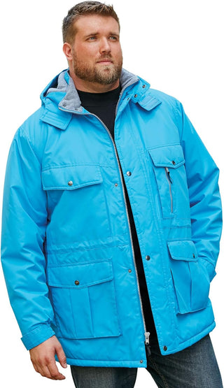 Big Men Fleece-Lined Parka