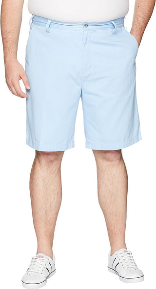 Big Men's Flat Front Chino Plus Size Short