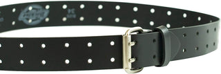 Big Men's Leather Double Prong Belt