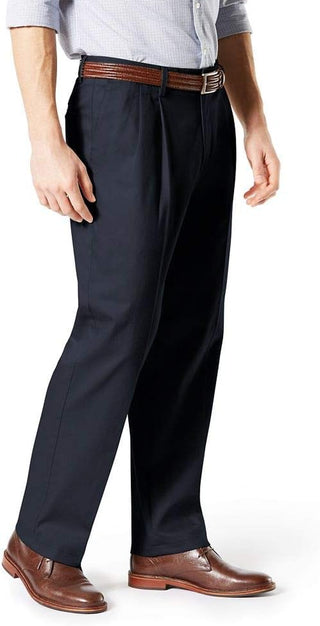 Big Men's Classic Fit Signature Stretch Pants-Pleated