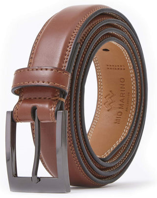 Big Men's Genuine Leather Dress Belt 