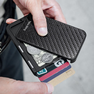 Mens Carbon Fiber Minimalist Rfid Wallets for Credit Card Bank Business ID VIP Cards Holder Designer Fashion Cards Boxs Change Coin Holders Cases