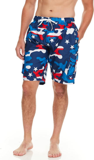 Big Men's Swim Trunks Quick-Dry