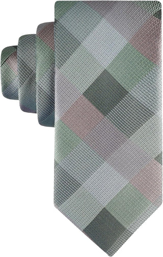 Mens Buffalo Check Pattern Necktie