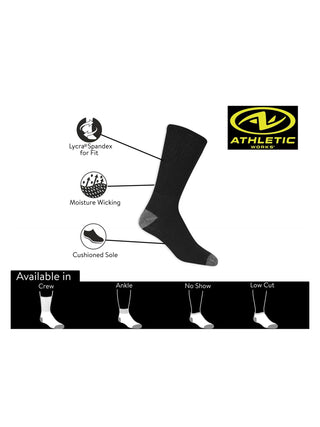 Plus Size Men'S Big and Tall No Show Socks 12 Pack