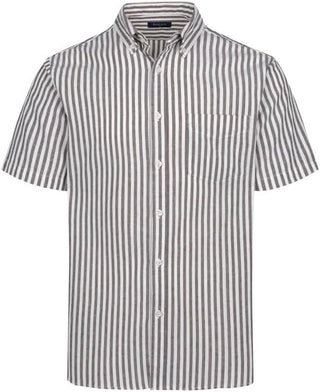 Plus Size Men's Linen Cotton Short Sleeve Shirts