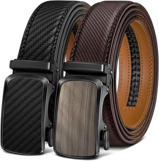 Big Men's Ratchet Belt 2 Pack