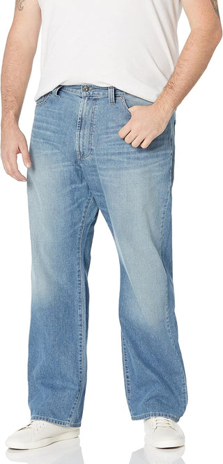 Plus Sized Men's Big and Tall Relaxed Fit Jeans