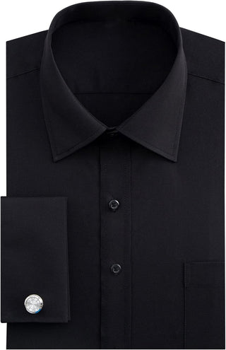 French Cuff Dress Shirts- Men's Big and Tall