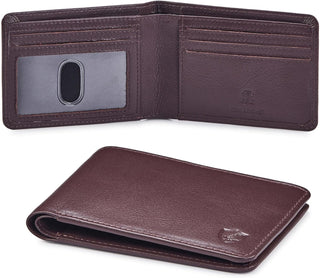 Bifold Real Leather RFID Wallet