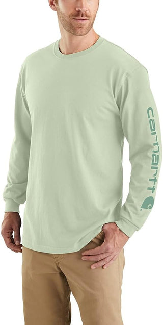 Big Men's Loose Fit  Long-Sleeve Plus Size T-Shirt