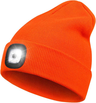 Mens Beanie with LED Light