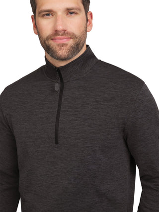 Big Mens Golf Fleece Quarter Zip Pullover Sweater