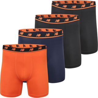 No Fly Boxer Brief for Big and Tall Men - 4 Pack