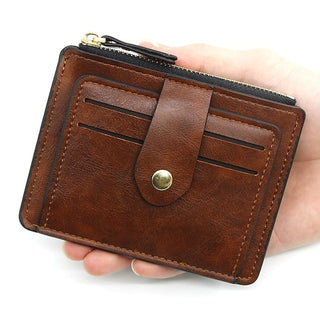 Slim Card Holder Front Pocket RFID Blocking Minimalist Wallet for Women Men PU Leather Wallet 6 Colors