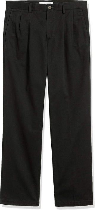 Big Men's Wrinkle-Resistant Pleated Chino Pants