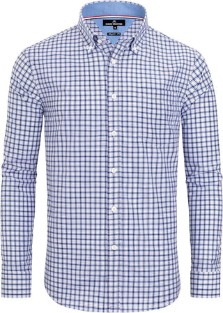 Big Men's Plaid Button down Shirts