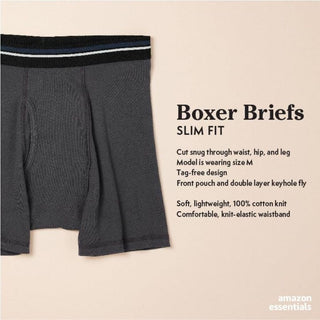 Large Men's Boxer Brief-Pack of 5