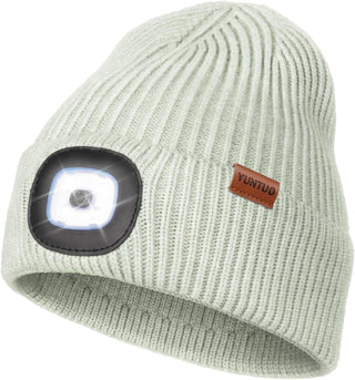 Mens Beanie with LED Light