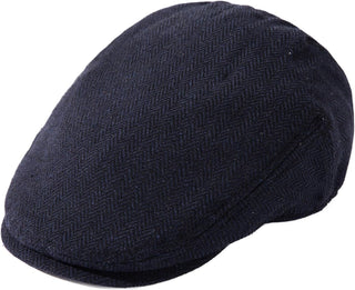 Men's Wool Tweed Newsboy Flat Cap