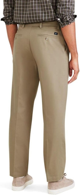 Plus Sized Men's Stain Defender Pants - Pleated 