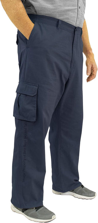 Big & Tall Men's Cargo Pants with Expandable Waist