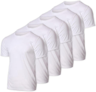 Big Men's Crew Neck T Shirts | 5 Pack