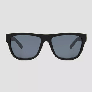 Men'S Lifestyle Rubberized Rectangle  with Polarized Lenses - All in Motion™ Black