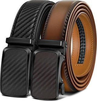 Big Men's Ratchet Belt 2 Pack