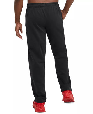 Men'S Big & Tall Powerblend Open Bottom Fleece Sweatpants