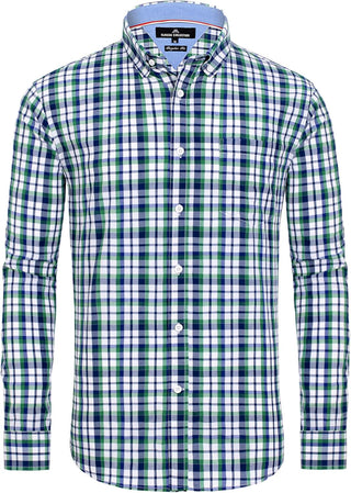 Big Men's Plaid Button down Shirts