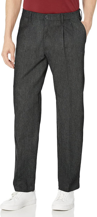 Big Men's Classic Fit Signature Stretch Pants-Pleated