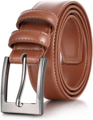 Big Men's Genuine Leather Dress Belt 