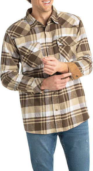 Big Men's Western Flannel Shirt