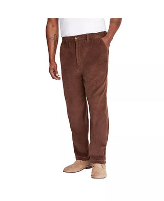 Big & Tall Knockarounds Full-Elastic Waist Pants in Twill or Denim