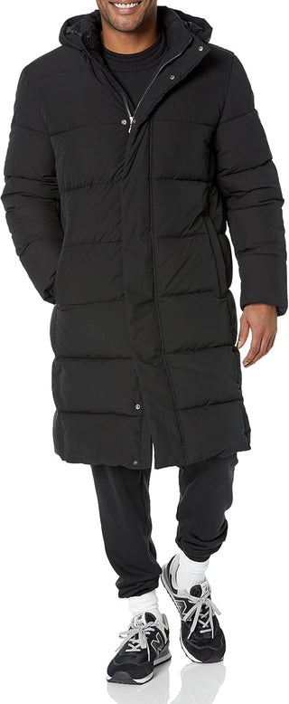 Men's Big Hooded Long Puffer