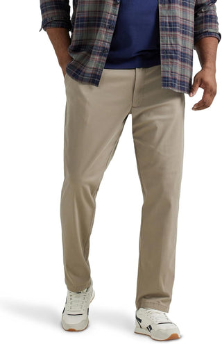 Mens Big & Tall Flat Front Relaxed Taper Pant by Lee