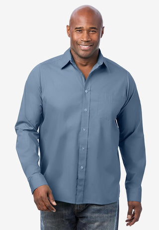 No-Tuck Casual Shirt for Big Men